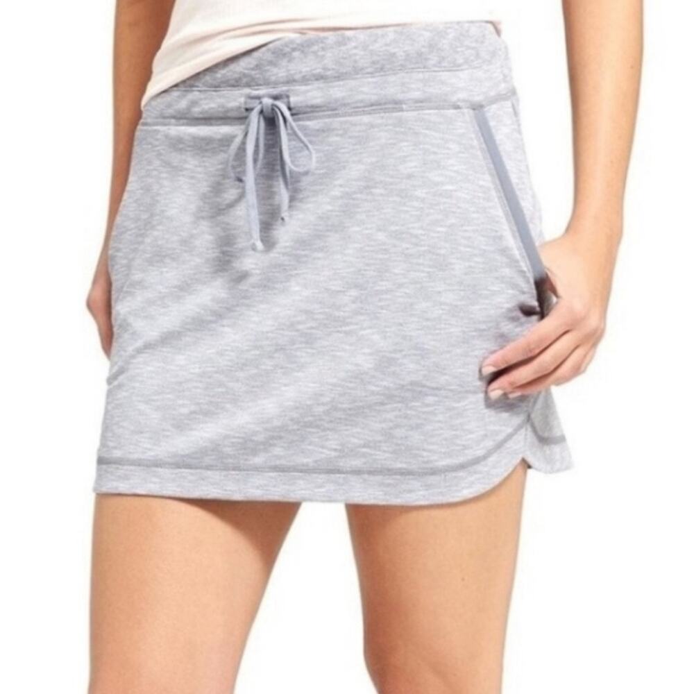 Athleta Gray Sweatskirt Medium Tall